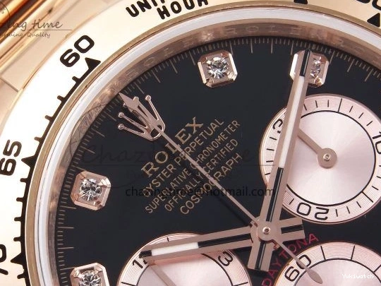 RG on Daytona 1:1 SH4131 Diamonds Edition Dial Black V5 Best 126505 QF Braclet RG 0507